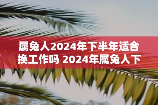 属兔人2025年下半年适合换工作吗 2025年属兔人下半年工作运势