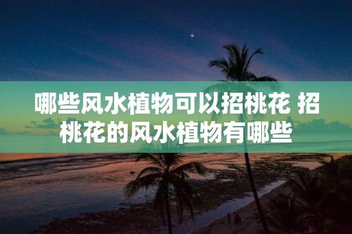 哪些风水植物可以招桃花 招桃花的风水植物有哪些