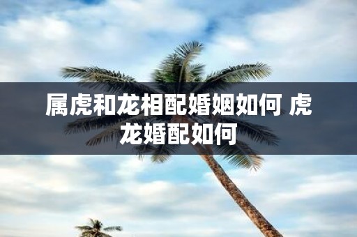 属虎和龙相配婚姻如何 虎龙婚配如何