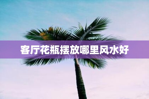 客厅花瓶摆放哪里风水好