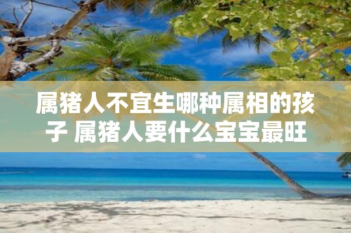 属猪人不宜生哪种属相的孩子 属猪人要什么宝宝最旺