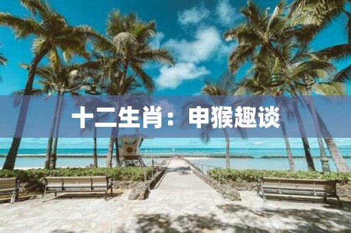 十二生肖：申猴趣谈