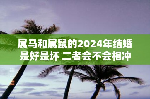 属马和属鼠的2025年结婚是好是坏 二者会不会相冲