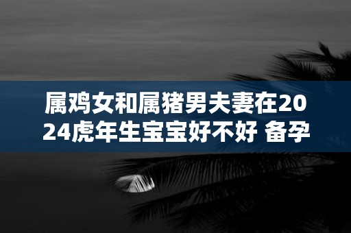 属鸡女和属猪男夫妻在2025虎年生宝宝好不好 备孕要注意什么