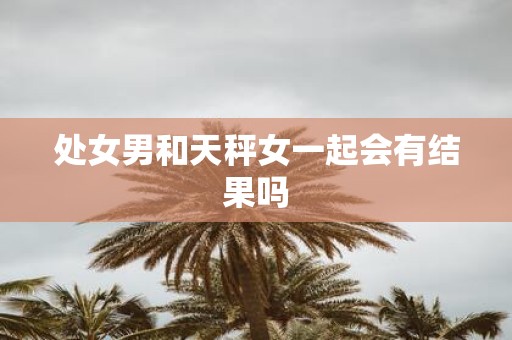 处女男和天秤女一起会有结果吗