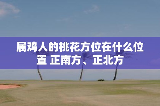 属鸡人的桃花方位在什么位置 正南方、正北方