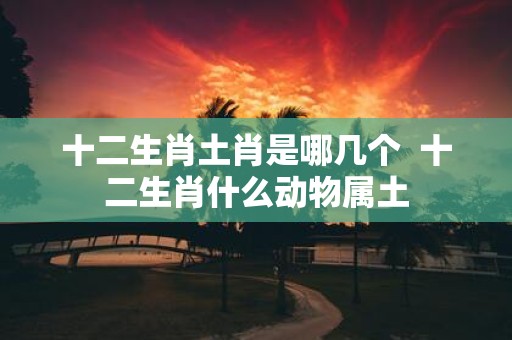 十二生肖土肖是哪几个 十二生肖什么动物属土