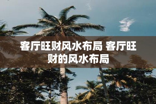 客厅旺财风水布局 客厅旺财的风水布局