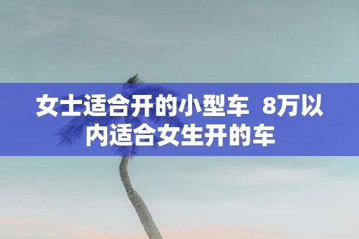 女士适合开的小型车 8万以内适合女生开的车