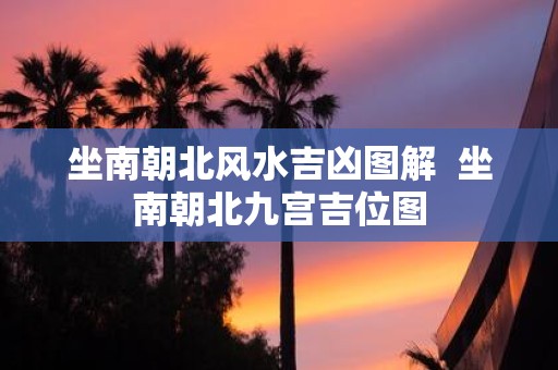坐南朝北风水吉凶图解 坐南朝北九宫吉位图