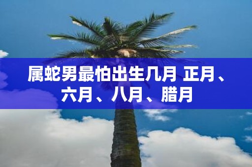 属蛇男最怕出生几月 正月、六月、八月、腊月
