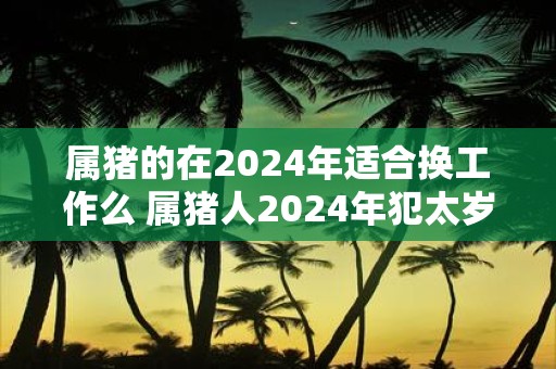 属猪的在2025年适合换工作么 属猪人2025年犯太岁换工作好不好