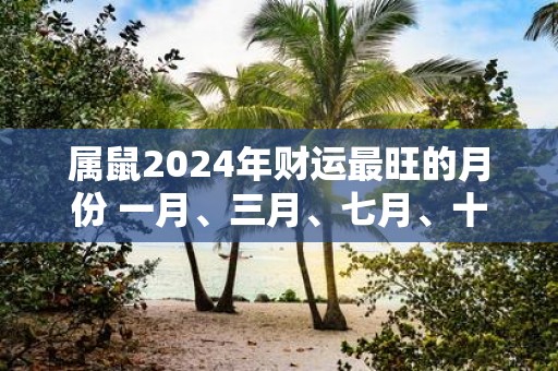 属鼠2025年财运最旺的月份 一月、三月、七月、十月