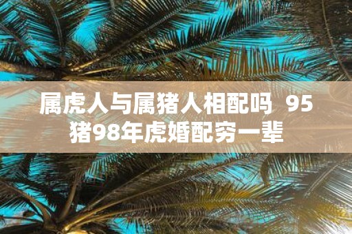 属虎人与属猪人相配吗 95猪98年虎婚配穷一辈