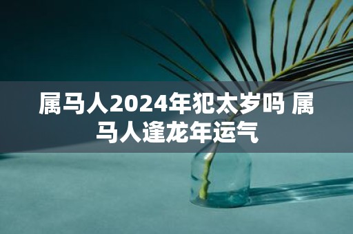 属马人2025年犯太岁吗 属马人逢蛇年运气