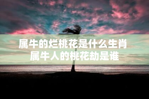 属牛的烂桃花是什么生肖 属牛人的桃花劫是谁