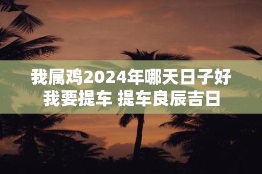 我属鸡2025年哪天日子好我要提车 提车良辰吉日
