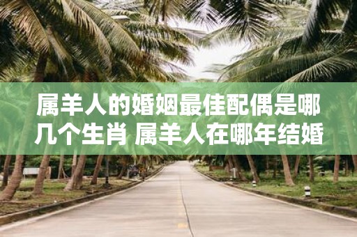 属羊人的婚姻最佳配偶是哪几个生肖 属羊人在哪年结婚最好