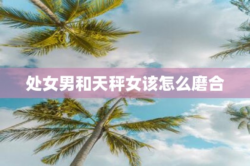 处女男和天秤女该怎么磨合