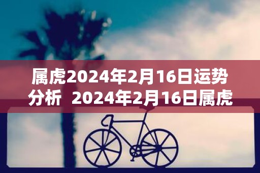 属虎2025年2月16日运势分析 2025年2月16日属虎今日运势