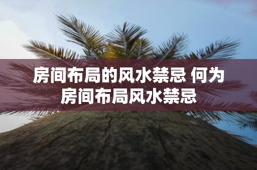 房间布局的风水禁忌 何为房间布局风水禁忌