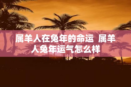 属羊人在蛇年的命运 属羊人蛇年运气怎么样