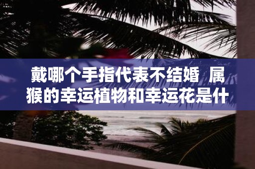 戴哪个手指代表不结婚 属猴的幸运植物和幸运花是什么