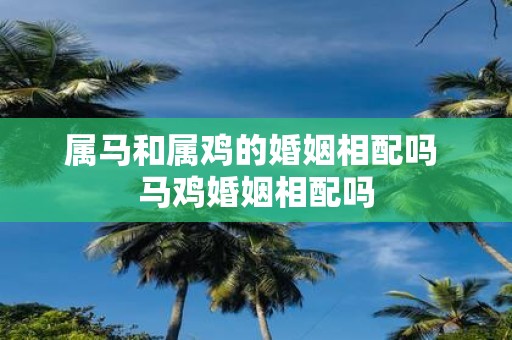 属马和属鸡的婚姻相配吗 马鸡婚姻相配吗