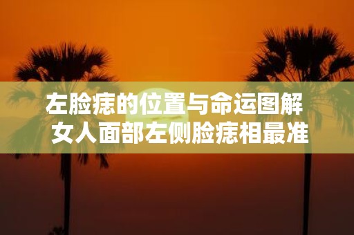 左脸痣的位置与命运图解  女人面部左侧脸痣相最准