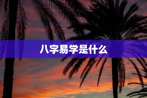 八字易学是什么