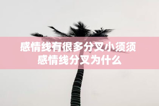 感情线有很多分叉小须须 感情线分叉为什么