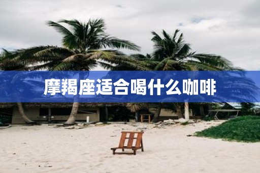 摩羯座适合喝什么咖啡