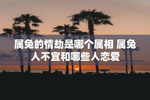 属兔的情劫是哪个属相 属兔人不宜和哪些人恋爱