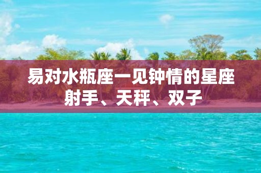 易对水瓶座一见钟情的星座 射手、天秤、双子