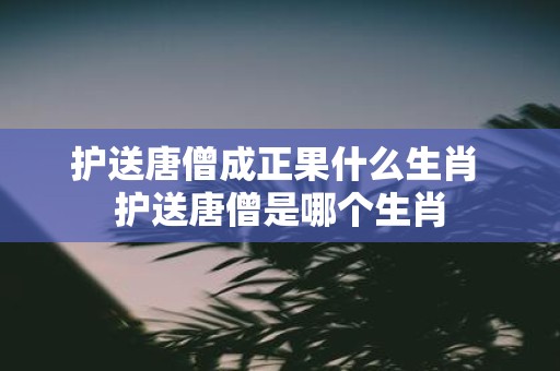 护送唐僧成正果什么生肖 护送唐僧是哪个生肖