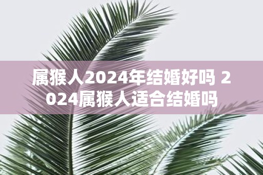 属猴人2025年结婚好吗 2025属猴人适合结婚吗