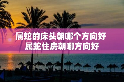 属蛇的床头朝哪个方向好 属蛇住房朝哪方向好