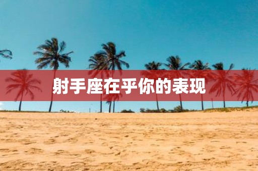 射手座在乎你的表现