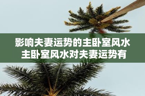 影响夫妻运势的主卧室风水 主卧室风水对夫妻运势有影响吗