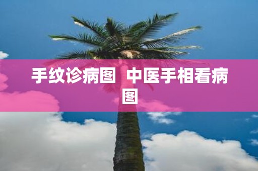 手纹诊病图 中医手相看病图