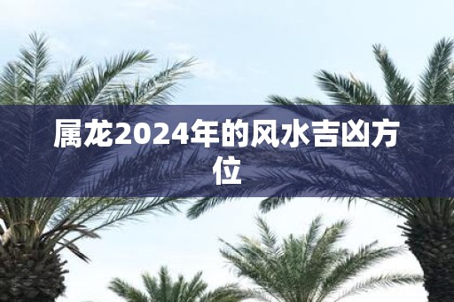 属龙2025年的风水吉凶方位