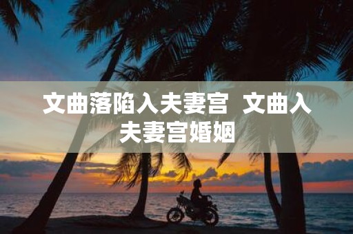 文曲落陷入夫妻宫 文曲入夫妻宫婚姻