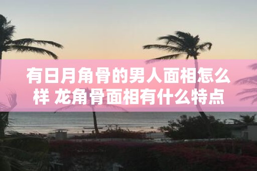 有日月角骨的男人面相怎么样 龙角骨面相有什么特点