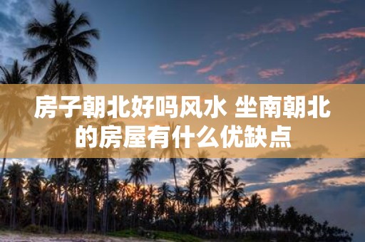 房子朝北好吗风水 坐南朝北的房屋有什么优缺点