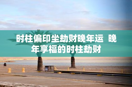 时柱偏印坐劫财晚年运 晚年享福的时柱劫财