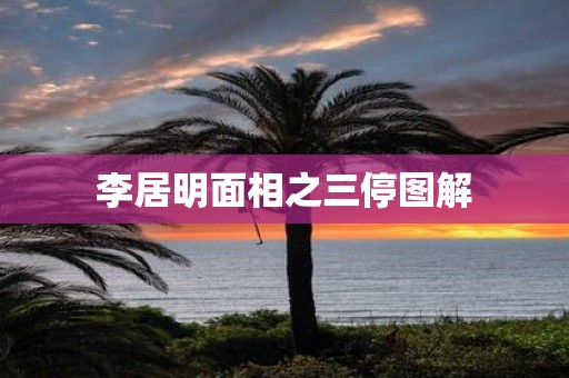 李居明面相之三停图解
