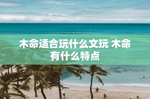 木命适合玩什么文玩 木命有什么特点