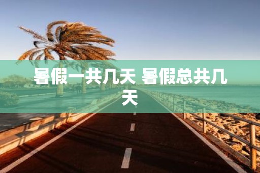 暑假一共几天 暑假总共几天