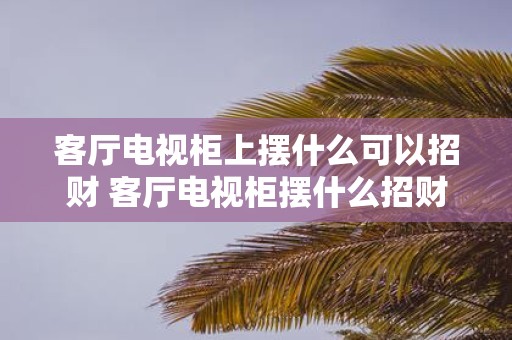客厅电视柜上摆什么可以招财 客厅电视柜摆什么招财