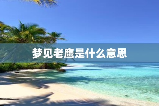 梦见老鹰是什么意思